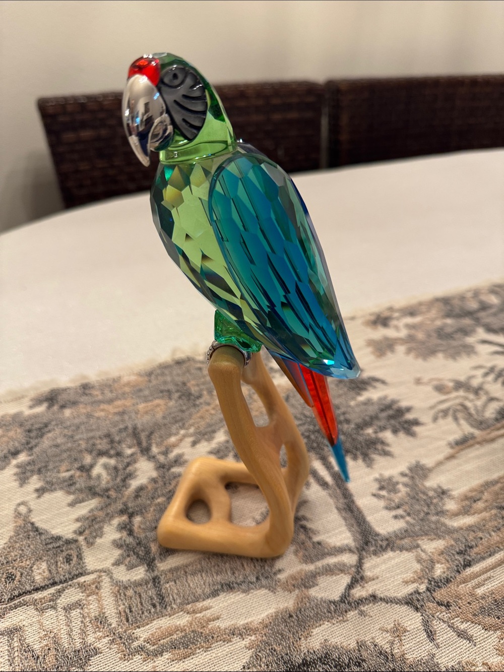 Swarovski Crystal Green Macaw - 🦜